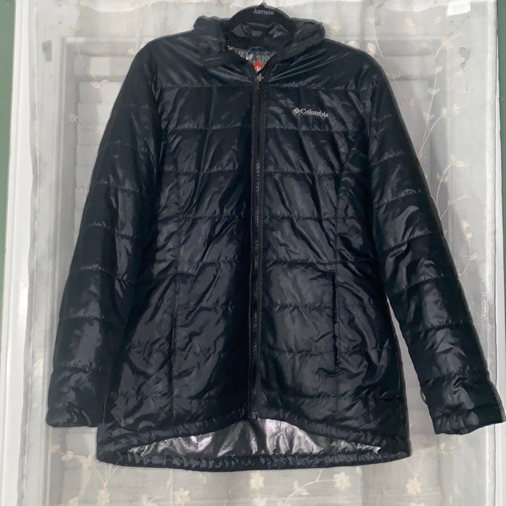 Black Puffer Columbia Jacket Womens Size L